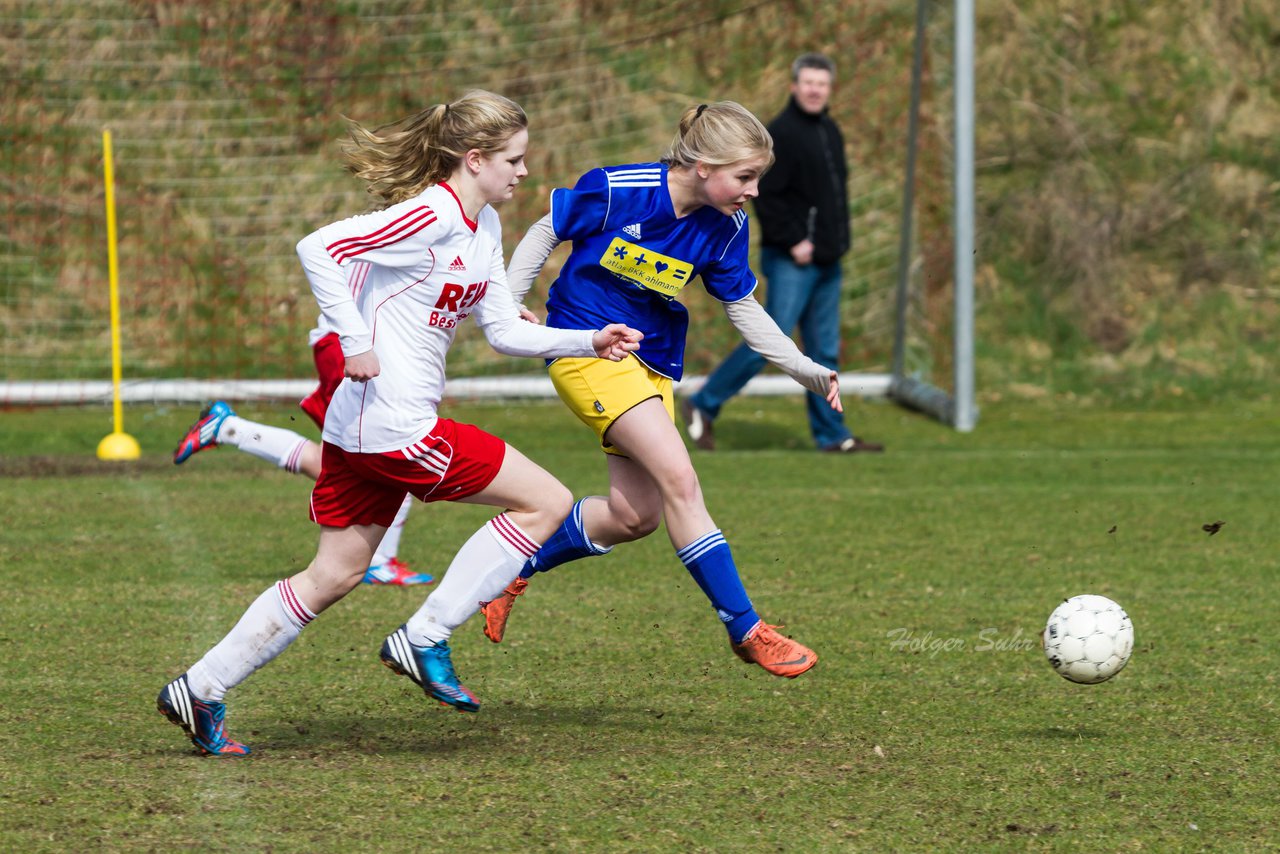 Bild 352 - B-Juniorinnen Tus Tensfeld - TSV Gnutz o.W. : Ergebnis: 1:3